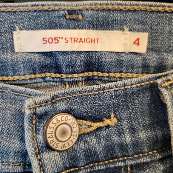 Levi's 505 Straight Denim Jeans - Picture 3 of 7